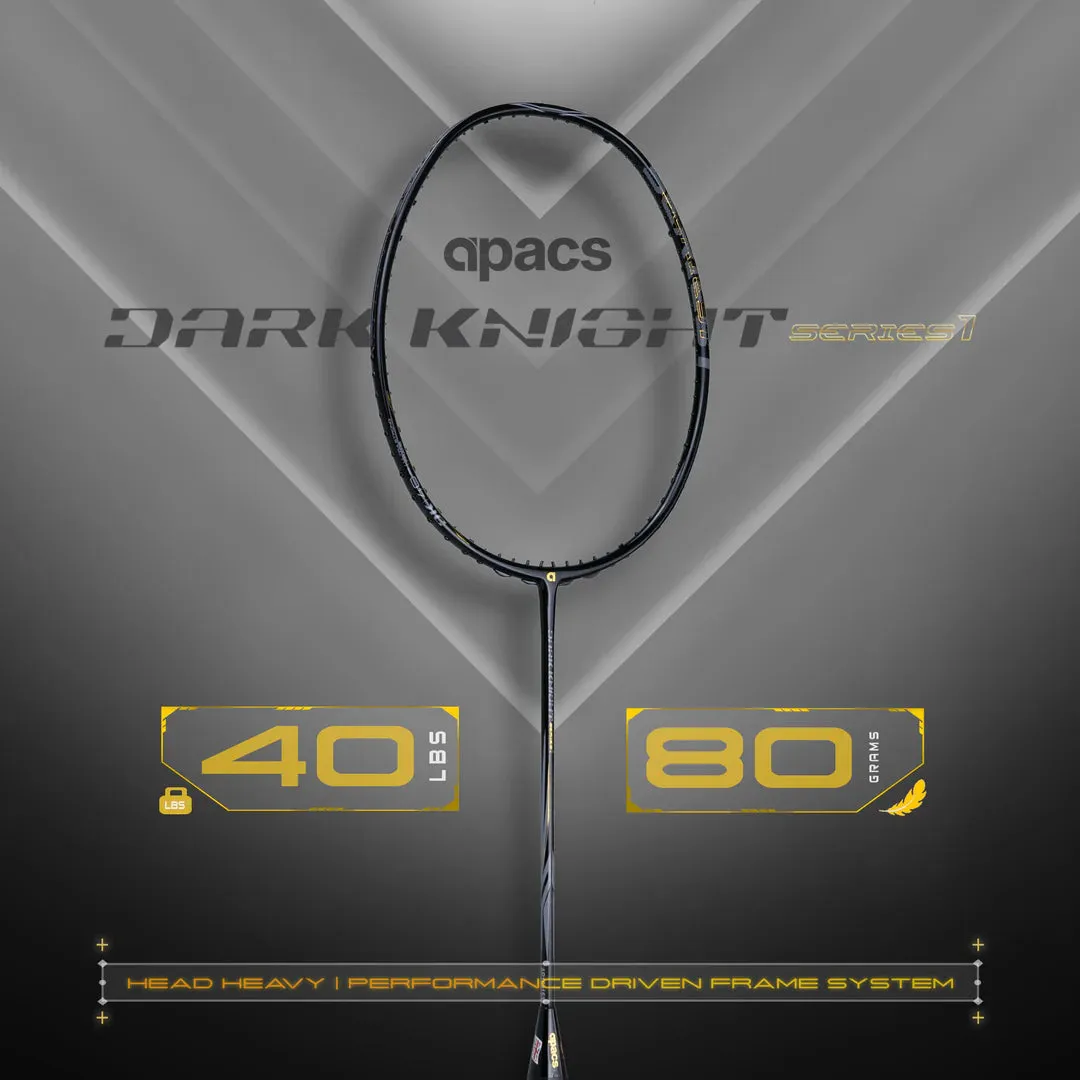 Apacs Unstrung Dark Night Badminton Racket - High Performance