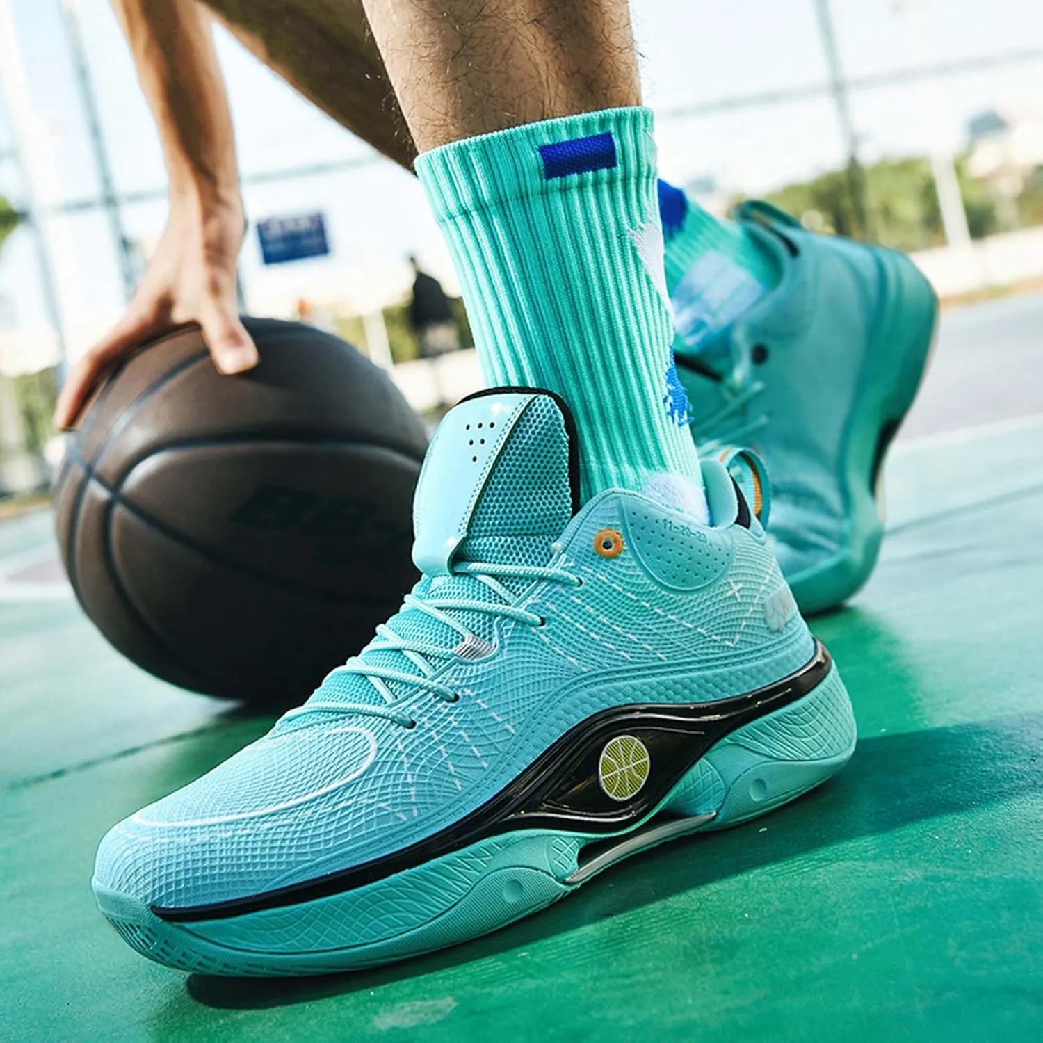 Breathable Cushioning Youth Basketball Shoes Couple Fashion Sports Basketball Shoes
