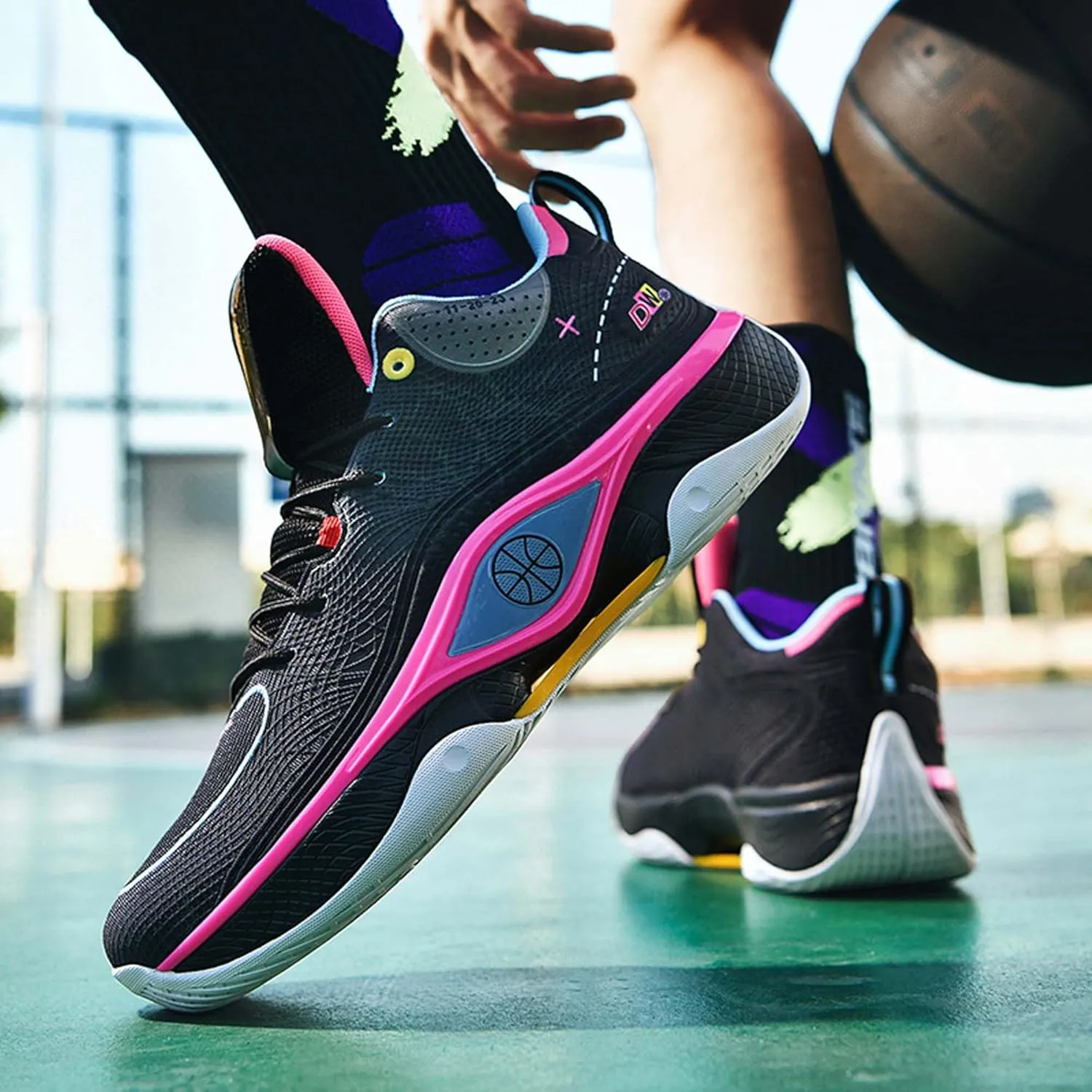 Breathable Cushioning Youth Basketball Shoes Couple Fashion Sports Basketball Shoes
