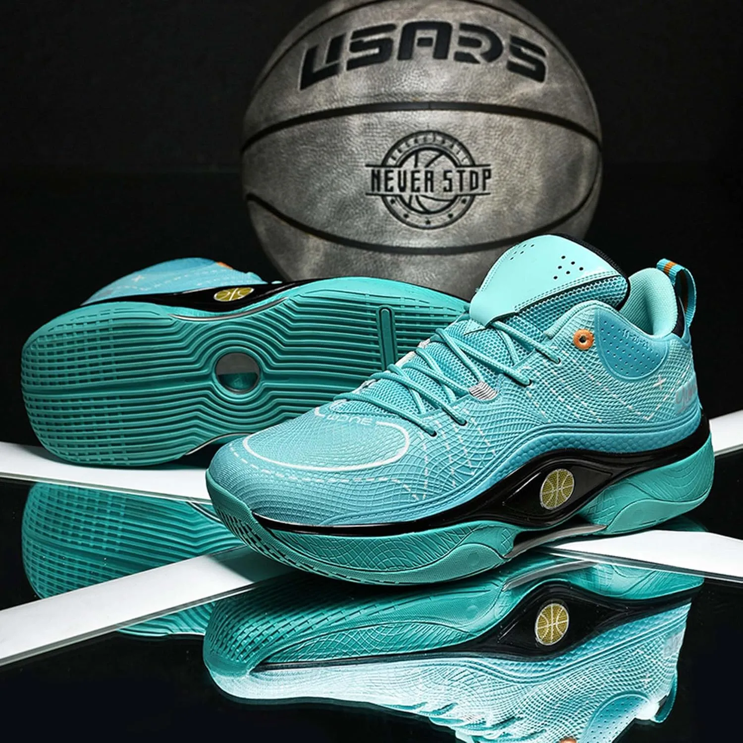 Breathable Cushioning Youth Basketball Shoes Couple Fashion Sports Basketball Shoes