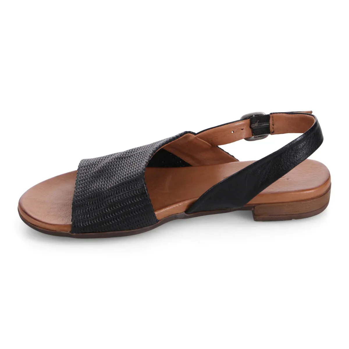 Bueno Tiffany Slingback Sandal in Black