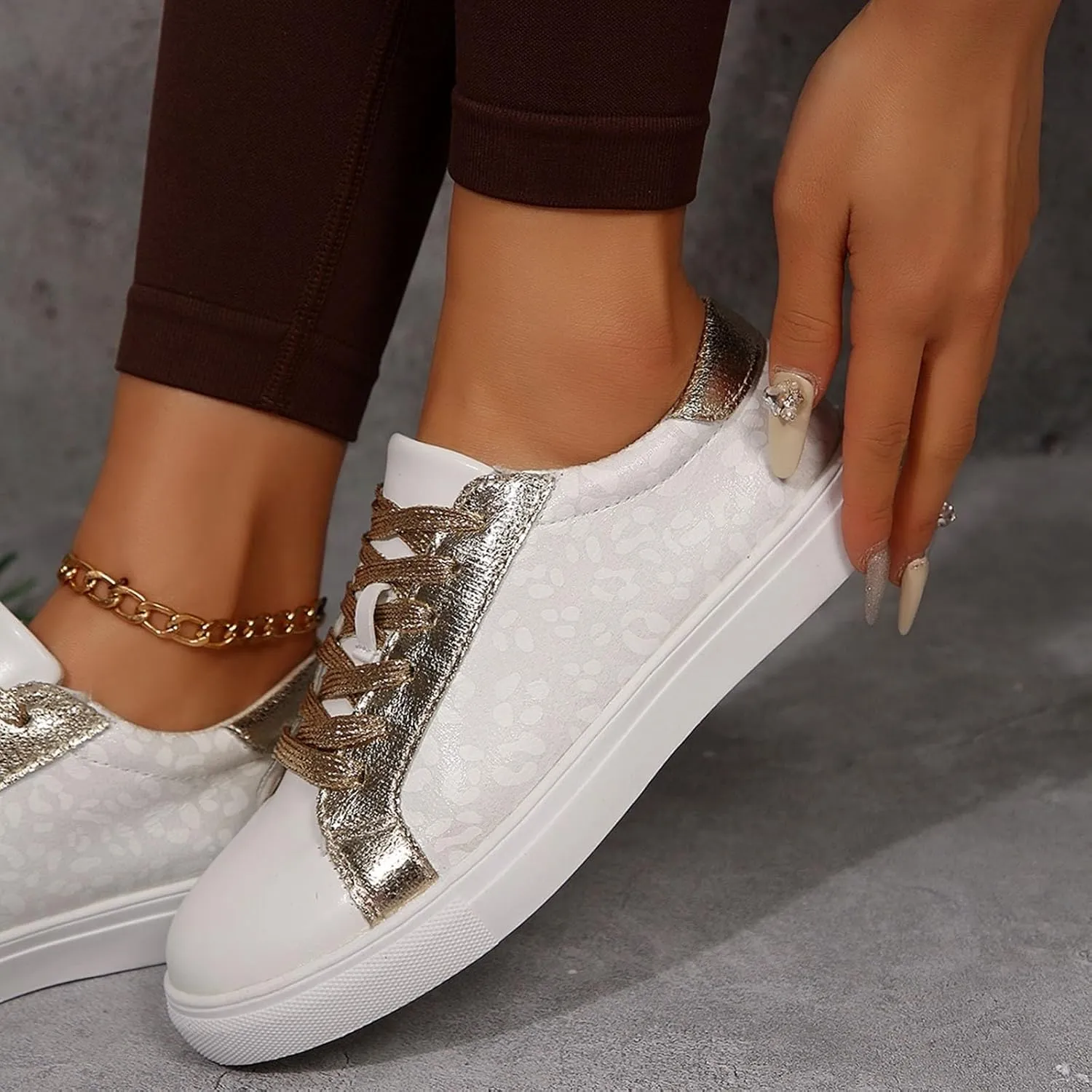 Dress Sneakers for Women Workout Shoes Womens Sneakers Slip On Walking Shoes Running Shoes Lightweight Non Slip Shoes