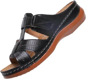 Fashion Wedge Sandals for Women Summer Beach Walking Cushion Sandals Breathable Casual Slides Sandal