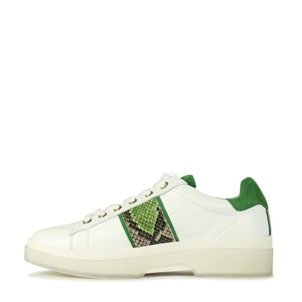 Grab Leather Sneakers Red