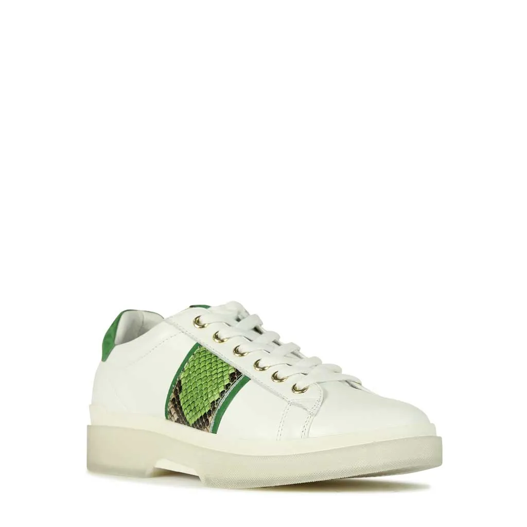 Grab Leather Sneakers Red