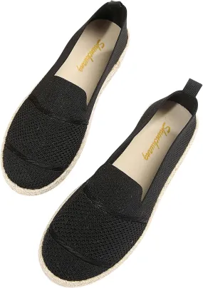 Ladies Slip on Loafer Shoes Womens Flats Dress Shoes Casual Comfortable Mesh Breathable Slip on Shoes Walking Sneakers