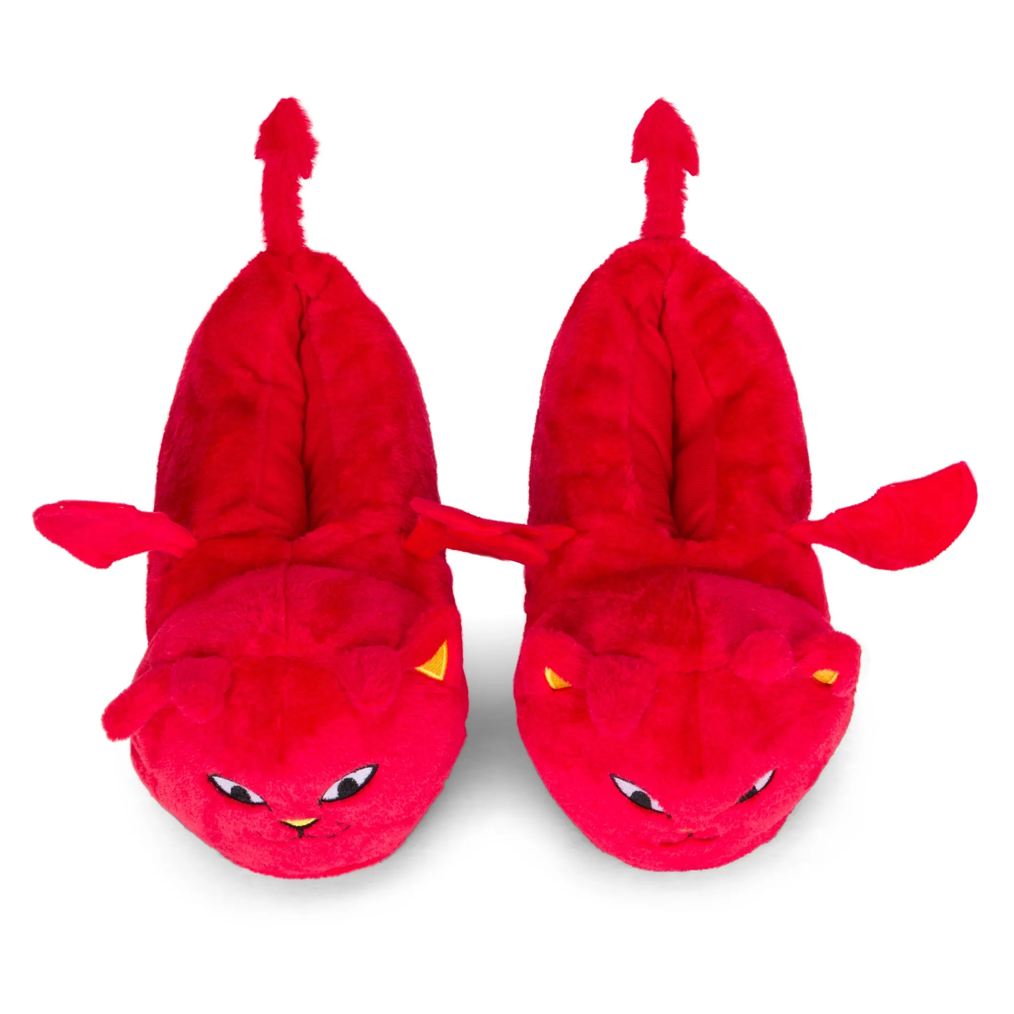 Lord Devil Plush Slippers (Red)
