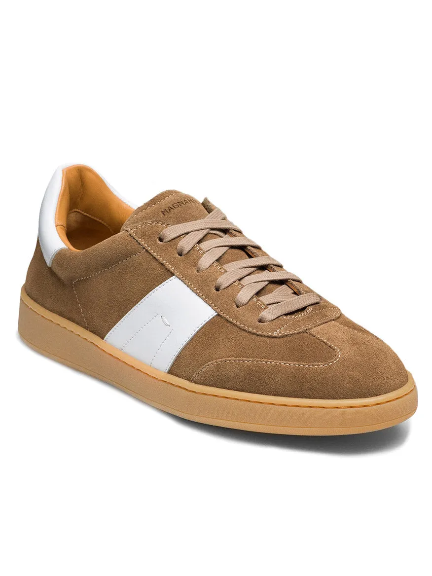 Magnanni Primera in Taupe Suede & White