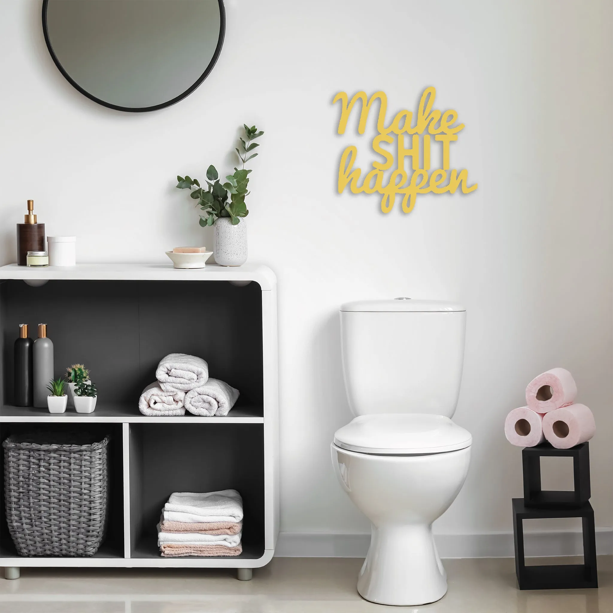 Make Shit Happen - Metal Wall Art