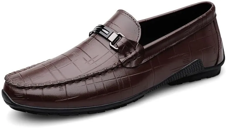 Men's Casual Business Oxford Derby Leather Dress Shoes for Men