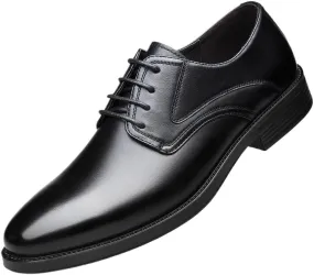 Men's Dress Shoes Classic Lace-up Formal Oxfords Shoes Patent Leather Formal Business Oxford Shoes