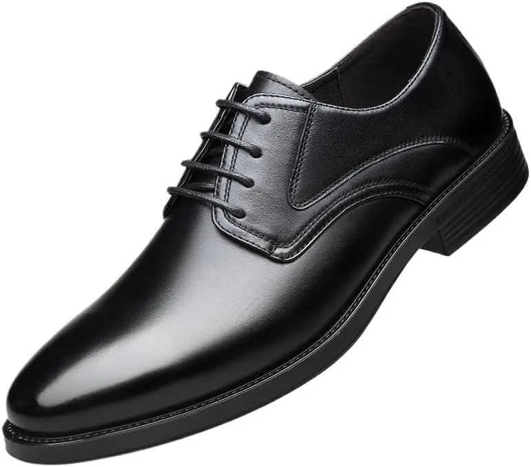Men's Dress Shoes Classic Lace-up Formal Oxfords Shoes Patent Leather Formal Business Oxford Shoes
