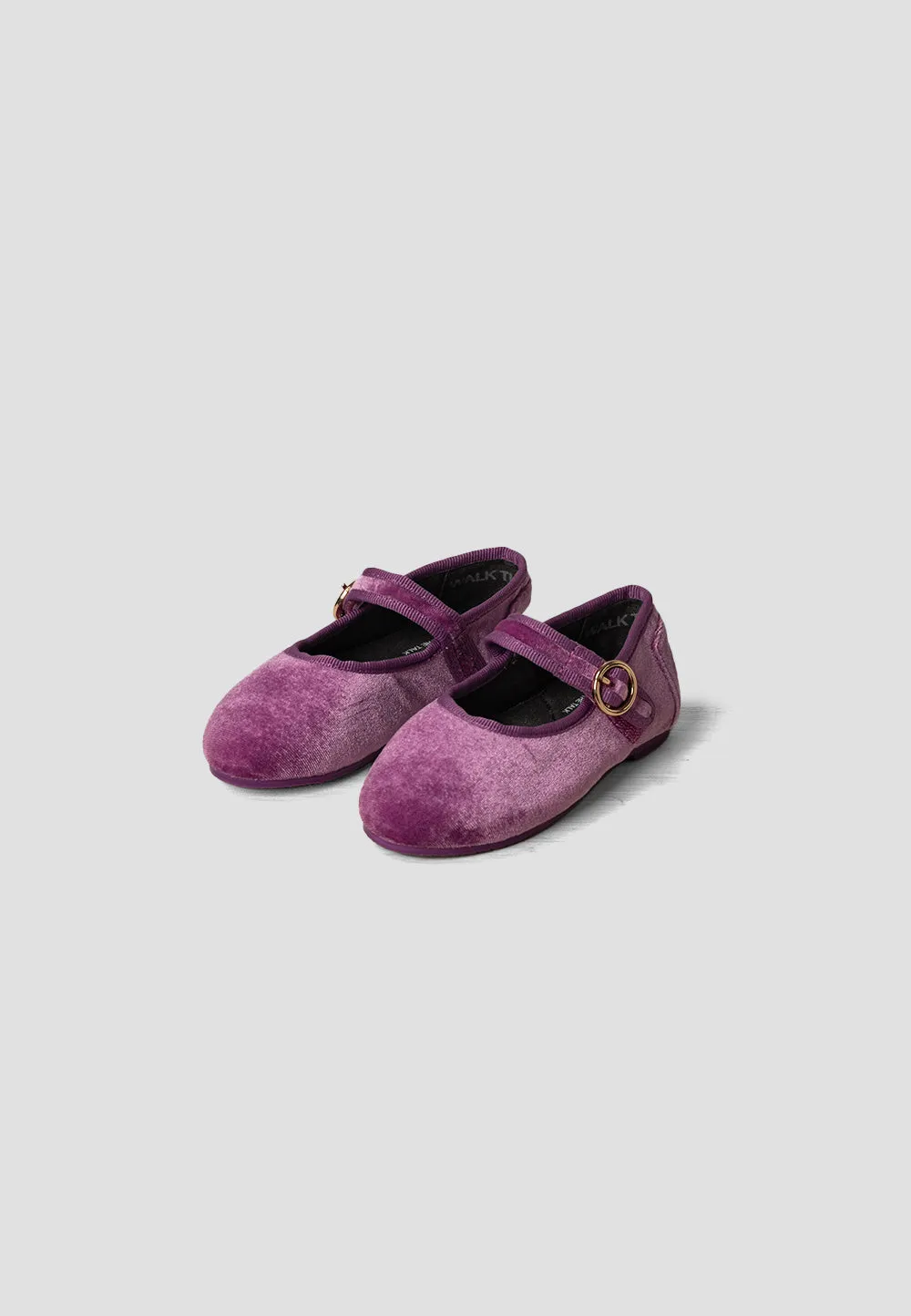 MINI MARY JANE VELVET AMETHYST
