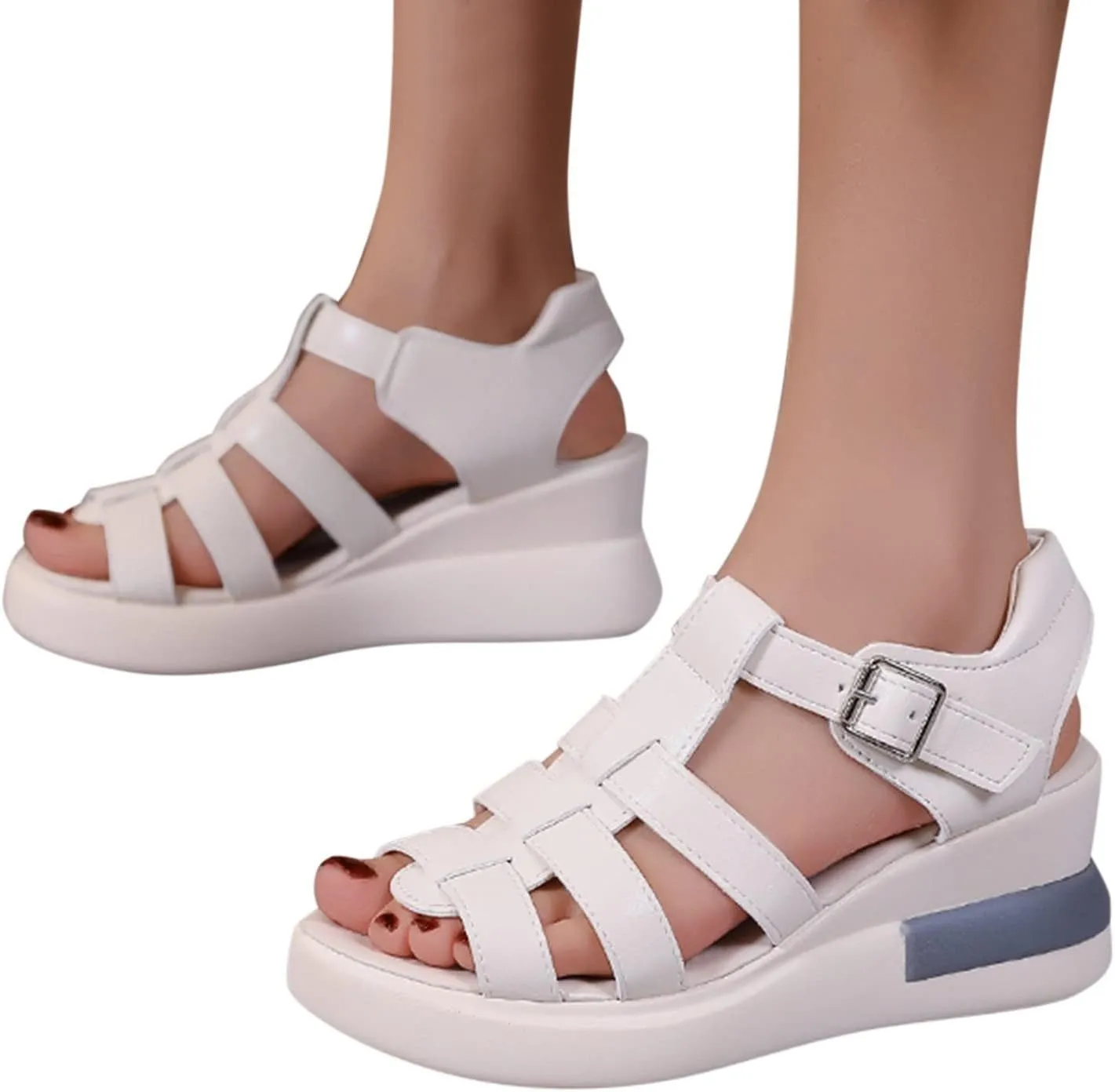 Non Slip Wedge Sandals for Women Summer Platform Comfortable Low Wedges Sandal Party Sandals for Women