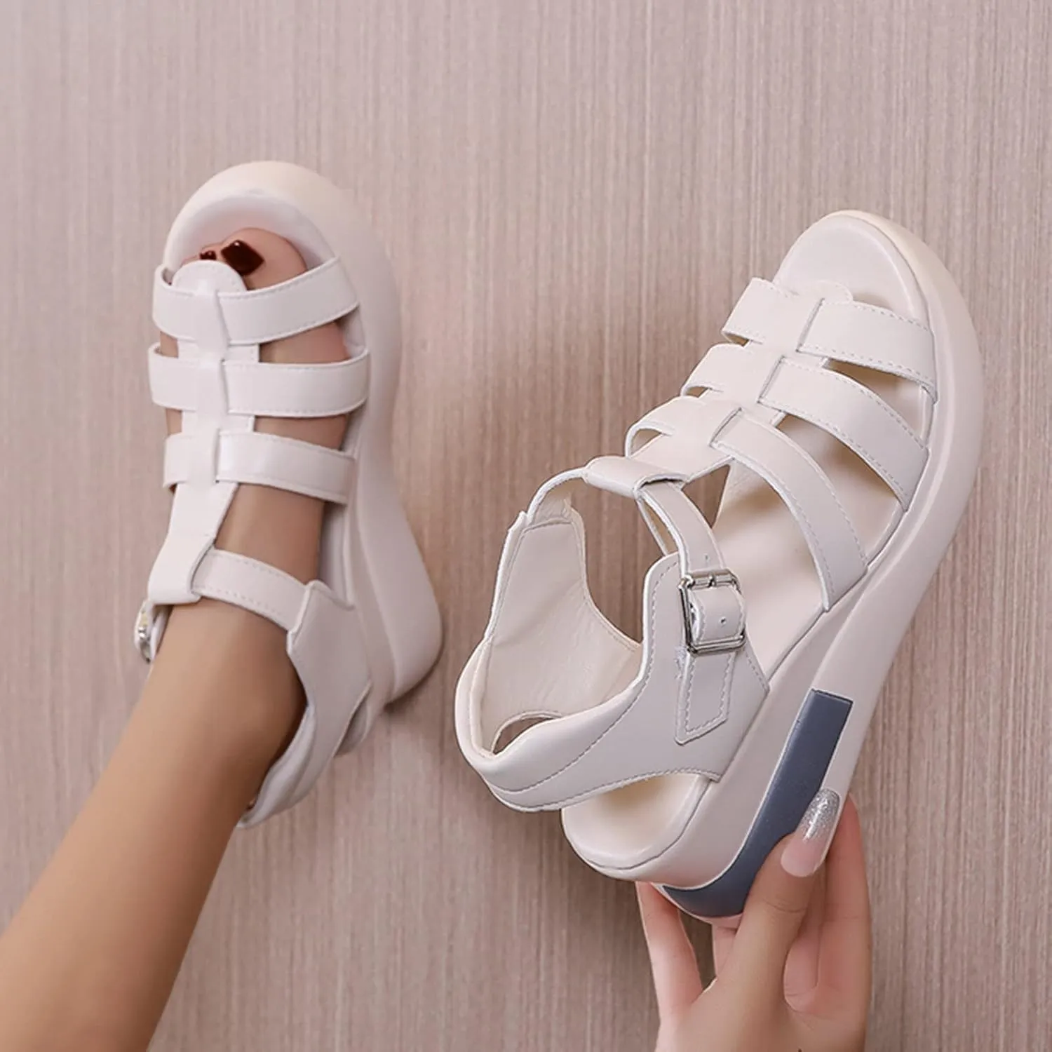 Non Slip Wedge Sandals for Women Summer Platform Comfortable Low Wedges Sandal Party Sandals for Women
