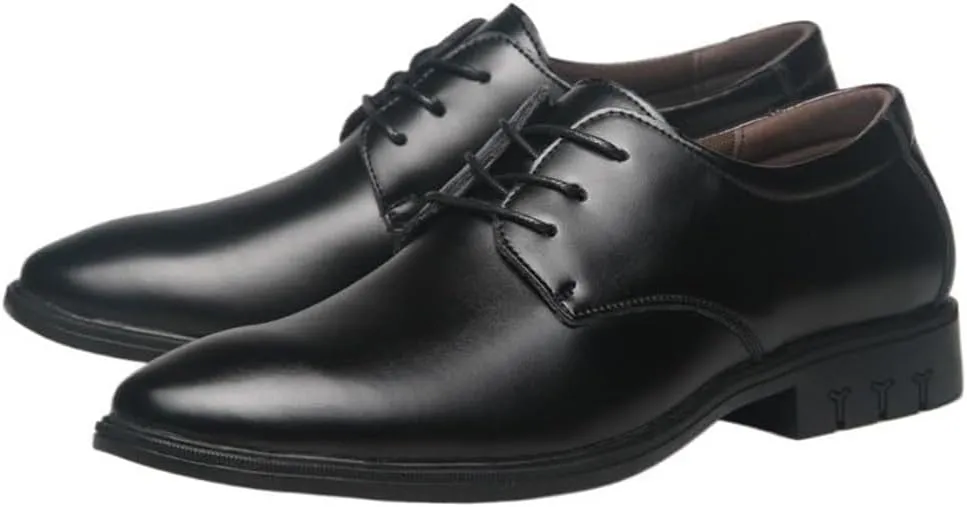 Stylish Retro Leather Dress Shoes for Men - Formal Business Oxford Wingtip Shoes