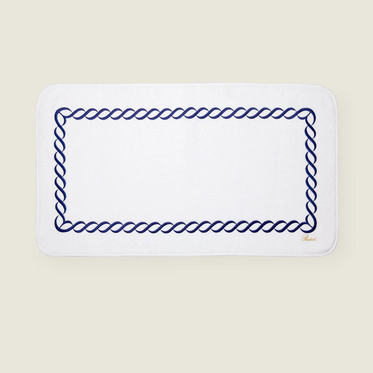 'Treccia' Bathroom Mat Collection by Pratesi