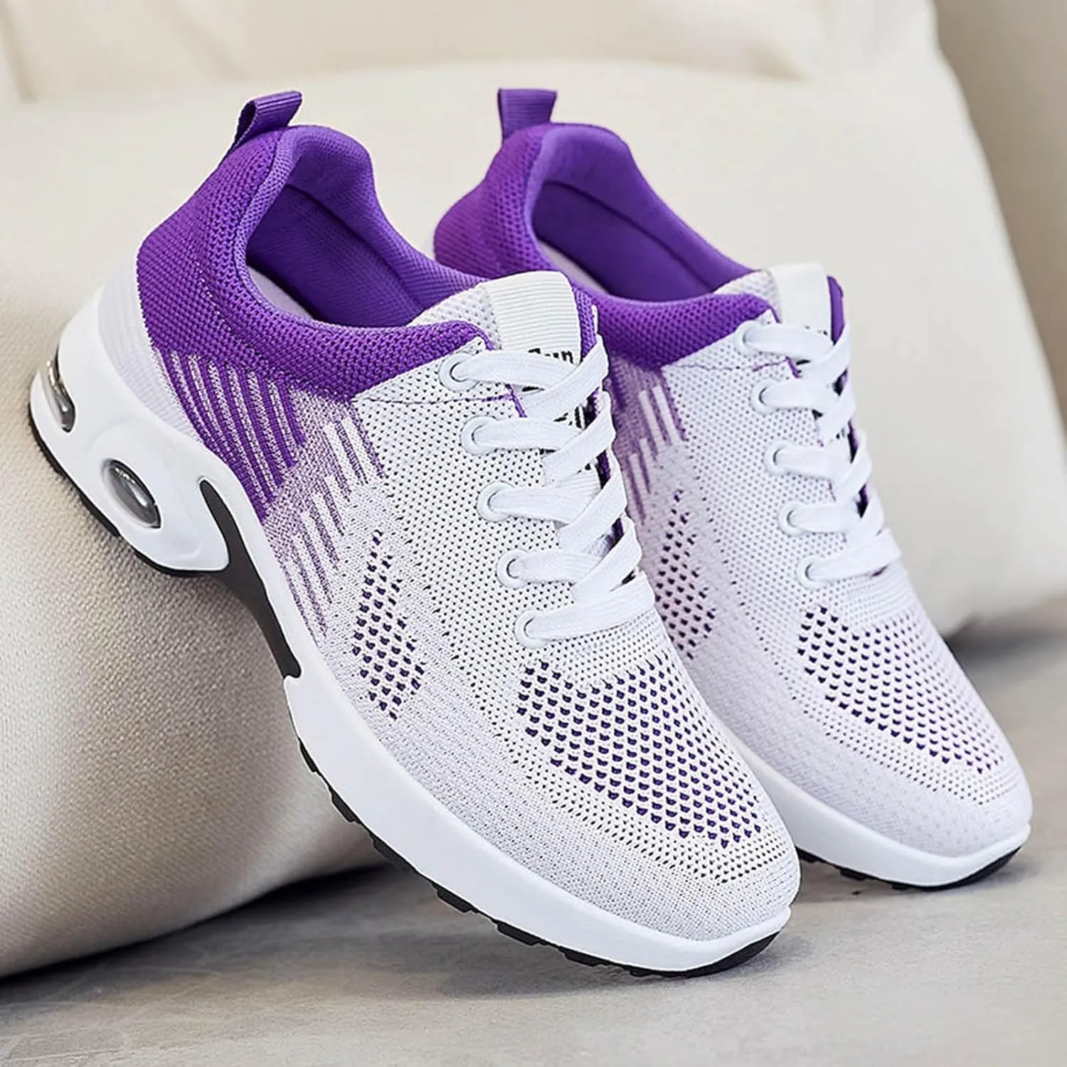 Women Orthopedic Sneakers Slip On Walking Shoes Air Running Shoes Non Slip Walking Sneakers Mesh Air Cushion Sneakers