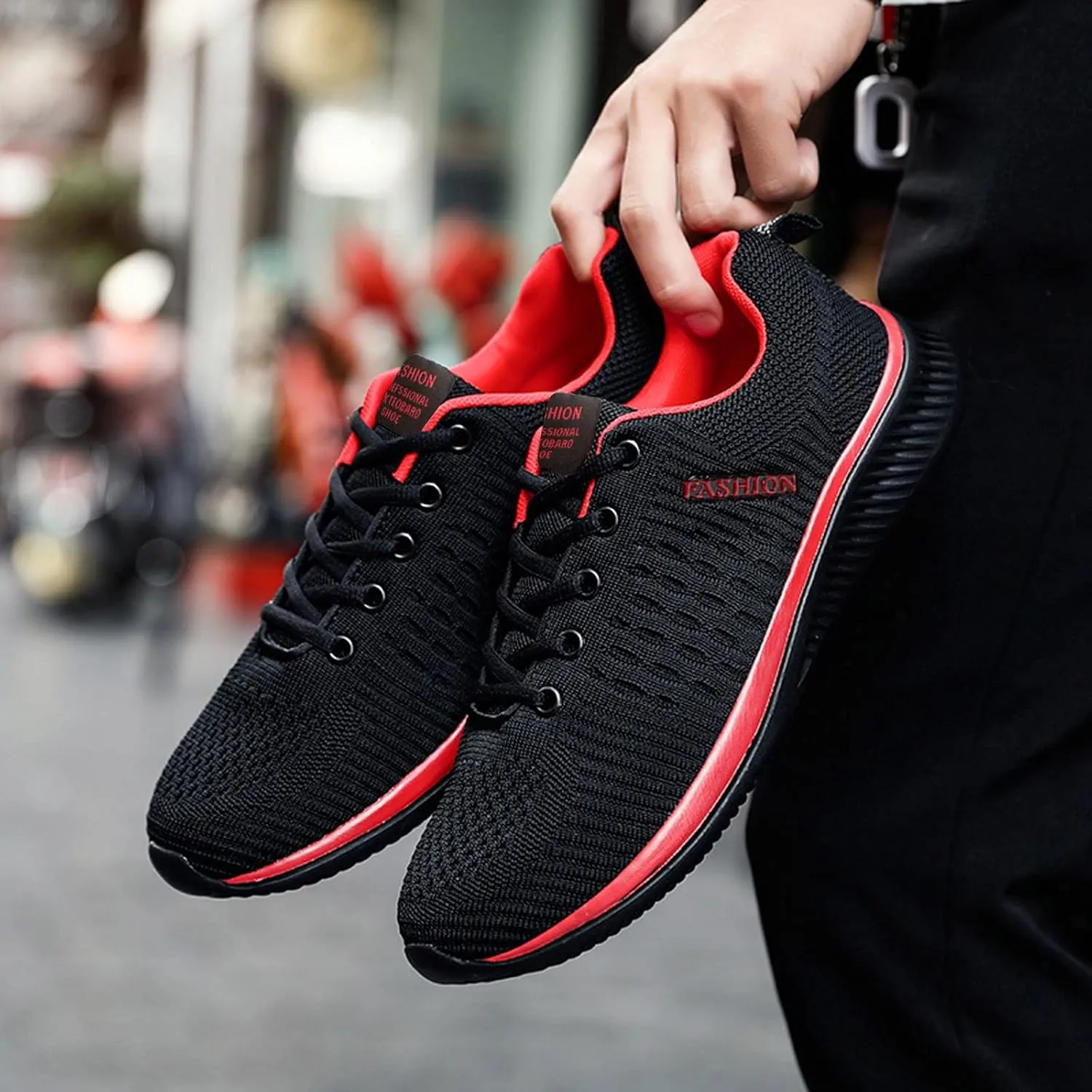 Women's Fashion Sneaker Non Slip Breathable Lightweight Comfortable Lace Up Wide Running Shoes for Men Women Loafers Shoes Casual Men's High Top Sneakers