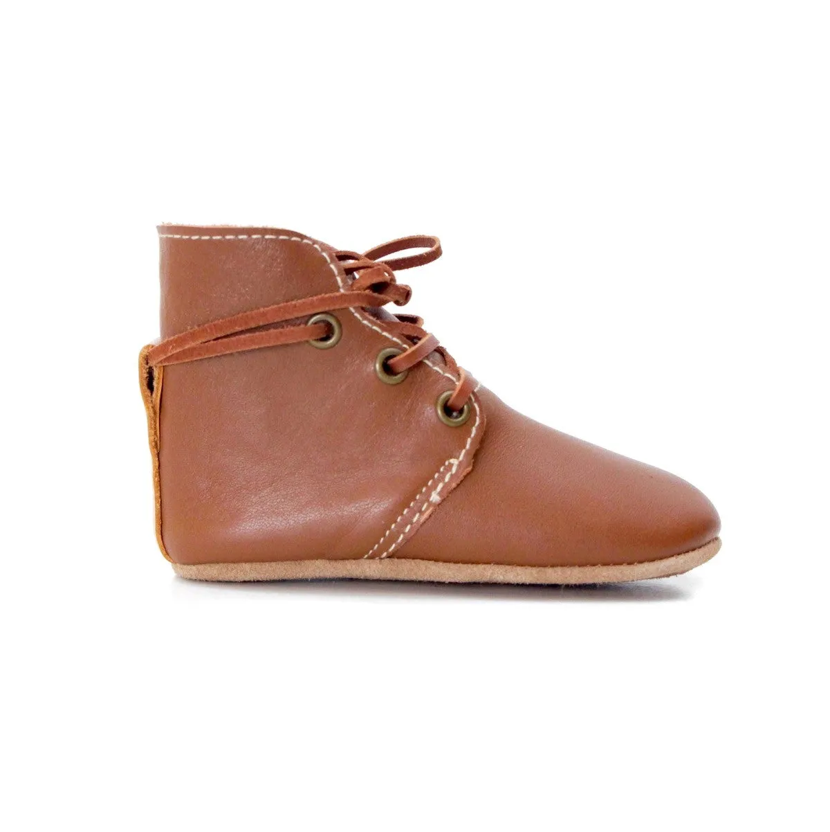z Baby First Walker Boots - Aspen - Mahogany