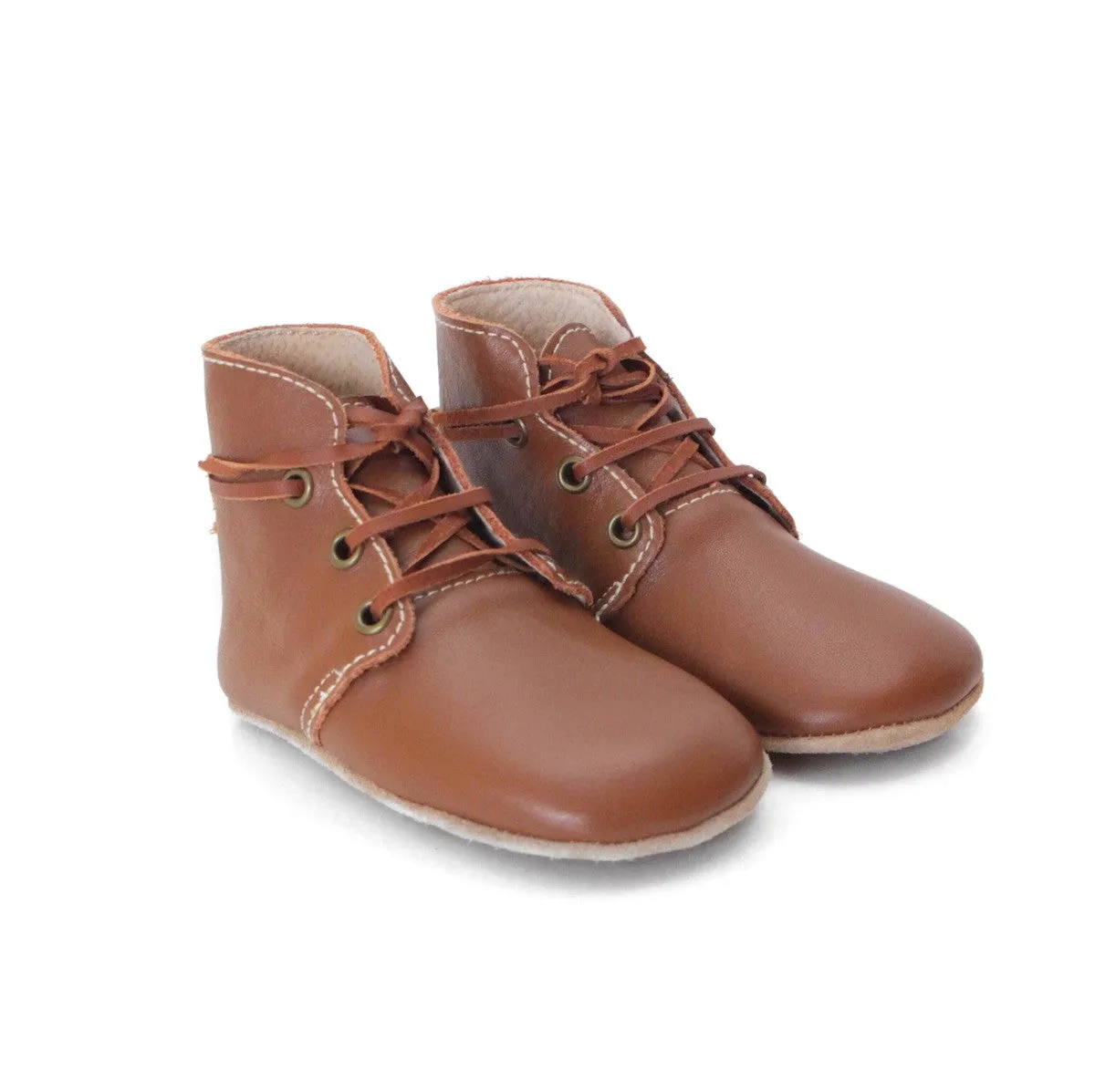 z Baby First Walker Boots - Aspen - Mahogany