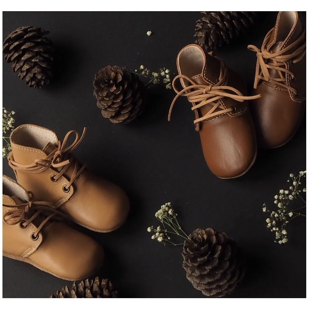z Baby First Walker Boots - Aspen - Mahogany