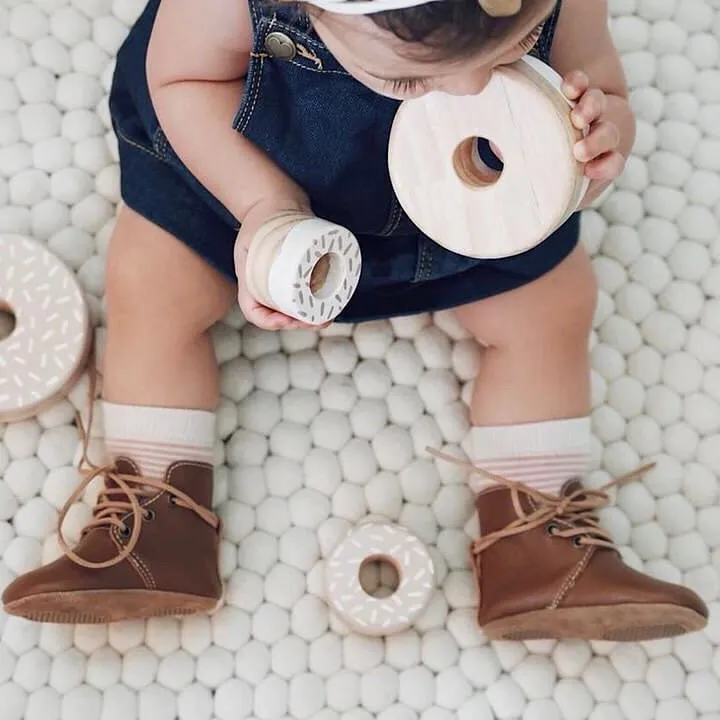 z Baby First Walker Boots - Aspen - Mahogany